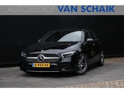 Zwart Gebruikt 2022 Mercedes A180 AMG line Hatchback | € 30.950 (Eerlijke prijs)