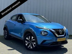 Blauw, metallic lak Gebruikt 2021 Nissan Juke Acenta SUV | € 15.950 (Super prijs)