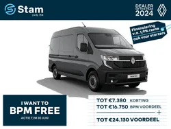 Gris urban Nieuw 2024 Renault Master Van | € 32.990 (Super prijs)