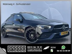 Zwart, metallic lak Gebruikt 2021 Mercedes CLA200 Premium Plus Sedan | € 32.700 (Eerlijke prijs)