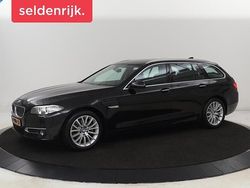 Zwart Gebruikt 2014 BMW 520 Luxury Line Stationwagen | € 13.900 (Eerlijke prijs)