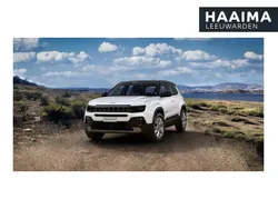 Zwart Nieuw 2025 Jeep Avenger EV Altitude SUV | € 43.295