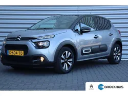 Grijs, metallic lak Gebruikt 2021 Citroën C3 PureTech Hatchback | € 14.900 (Eerlijke prijs)