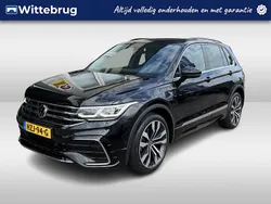 Zwart Gebruikt 2021 VW Tiguan R-line SUV | € 33.950 (Goede deal)