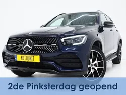 Blauw, metallic lak Gebruikt 2021 Mercedes GLC300 Premium Plus SUV | € 42.840 (Eerlijke prijs)