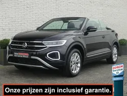 Zwart Gebruikt 2024 VW T-Roc Cabriolet Style Cabriolet | € 33.500 (Super prijs)