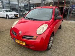 Rood Gebruikt 2005 Nissan Micra Visia Hatchback | € 1.750 (Duur)