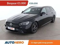 Zwart Gebruikt 2022 Mercedes E300 AMG line Stationwagen | € 33.749 (Goede deal)