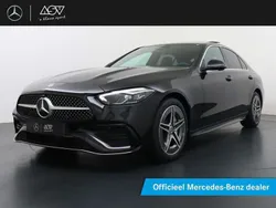 Zwart Nieuw 2025 Mercedes C300e AMG line Sedan | € 59.925 (Super prijs)