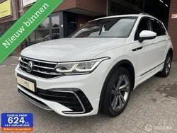 Wit Gebruikt 2021 VW Tiguan R-line SUV | € 38.950 (Eerlijke prijs)