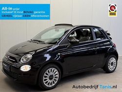 Zwart Gebruikt 2020 Fiat 500C Lounge Cabriolet | € 13.750 (Eerlijke prijs)
