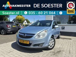 Blauw Gebruikt 2008 Opel Corsa Enjoy Hatchback | € 2.250
