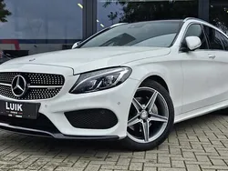 Wit Gebruikt 2014 Mercedes C180 AMG line Plus Stationwagen | € 17.700 (Duur)