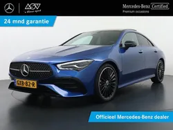 Blauw, metallic lak Gebruikt 2024 Mercedes CLA180 AMG line Sedan | € 48.895