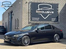 Zwart Gebruikt 2021 Mercedes C180 AMG line Sedan | € 41.500 (Eerlijke prijs)