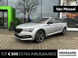Zilver, metallic lak Gebruikt 2023 Skoda Superb Business Line Stationwagen | € 48.900