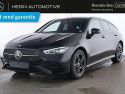 Zwart Gebruikt 2025 Mercedes CLA250e Shooting Brake AMG line Stationwagen | € 46.900 (Iets duurder)