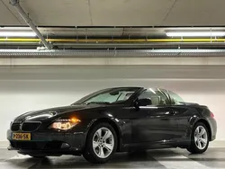 Zwart, metallic lak Gebruikt 2007 BMW 630 Cabriolet Executive Cabriolet | € 12.750