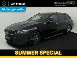 Zwart Gebruikt 2024 Mercedes C180 AMG line Stationwagen | € 48.945 (Iets duurder)