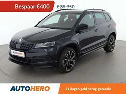 Zwart Gebruikt 2021 Skoda Karoq SportLine SUV | € 28.749 (Eerlijke prijs)