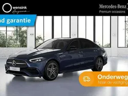 Blauw, metallic lak Gebruikt 2022 Mercedes C300e AMG line Sedan | € 44.850 (Iets duurder)