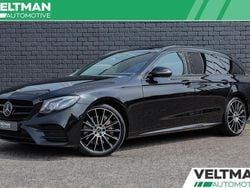 Zwart Gebruikt 2017 Mercedes E400 AMG line Stationwagen | € 30.995 (Goede deal)