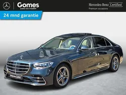 Blauw, metallic lak Gebruikt 2021 Mercedes S500 AMG line Sedan | € 89.950 (Super prijs)