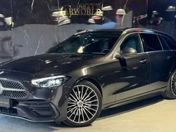 Grijs, metallic lak Gebruikt 2022 Mercedes C220 AMG line Stationwagen | € 42.490 (Eerlijke prijs)