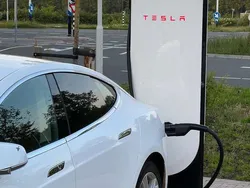 Wit Gebruikt 2014 Tesla Model S Sedan | € 18.999