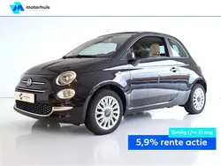 Zwart Gebruikt 2020 Fiat 500 Lounge Hatchback | € 14.945 (Duur)
