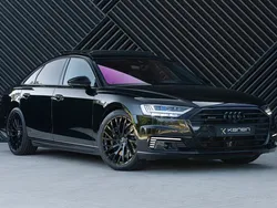 Zwart Gebruikt 2021 Audi A8 S-Line Sedan | € 59.900