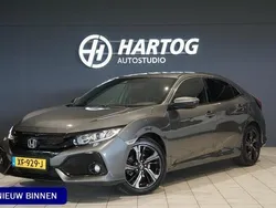 Grijs Gebruikt 2018 Honda Civic Elegance Plus Hatchback | € 15.900