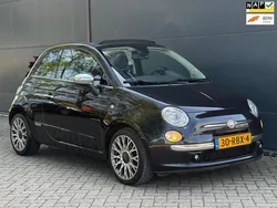 Zwart Gebruikt 2011 Fiat 500C Lounge Cabriolet | € 6.945 (Iets duurder)
