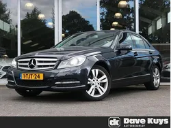 Zwart Gebruikt 2014 Mercedes C180 Ambition Sedan | € 13.950 (Super prijs)