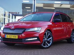Rood Gebruikt 2021 Skoda Superb Business Line Stationwagen | € 22.899 (Eerlijke prijs)
