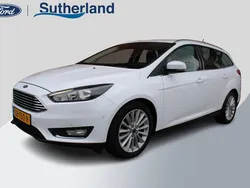 Wit Gebruikt 2018 Ford Focus Titanium Stationwagen | € 13.450 (Eerlijke prijs)