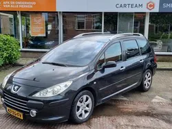 Zwart Gebruikt 2007 Peugeot 307 Premium Stationwagen | € 1.950
