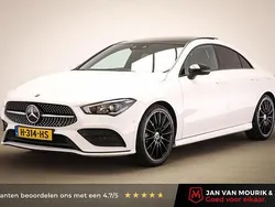 Wit Gebruikt 2020 Mercedes CLA180 AMG line Sedan | € 30.750 (Iets duurder)