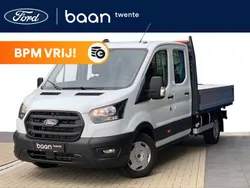 Wit Nieuw 2024 Ford Transit Trend Pickup | € 34.995 (Super prijs)
