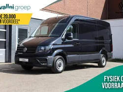 Zwart Nieuw 2024 VW Crafter Highline Van | € 47.505 (Iets duurder)