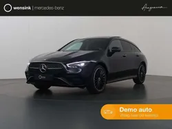 Zwart Gebruikt 2025 Mercedes CLA250e Shooting Brake AMG line Stationwagen | € 48.900 (Duur)