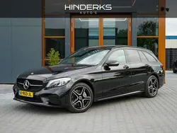 Zwart Gebruikt 2021 Mercedes C300 AMG Stationwagen | € 29.995 (Super prijs)