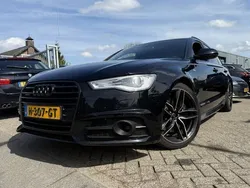 Zwart Gebruikt 2015 Audi A6 S-Line Stationwagen | € 13.999