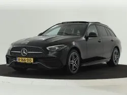 Donker metallic obsidiaanzwart Gebruikt 2022 Mercedes 300 AMG line Stationwagen | € 44.750