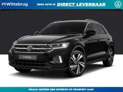 Zwart, metallic lak Nieuw 2025 VW T-Roc R-line SUV | € 51.795 (Duur)