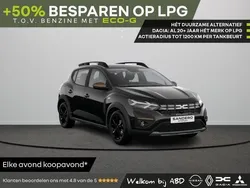 Zwart Nieuw 2025 Dacia Sandero Extreme Hatchback | € 25.975 (Iets duurder)