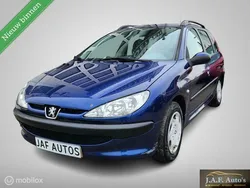 Blauw Gebruikt 2003 Peugeot 206 Stationwagen | € 1.499 (Duur)