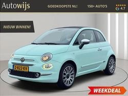 Groen Gebruikt 2017 Fiat 500C Lounge Cabriolet | € 8.895 (Goede deal)