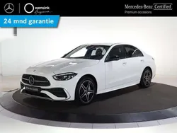 Wit Gebruikt 2023 Mercedes C300e AMG line Sedan | € 46.850 (Super prijs)