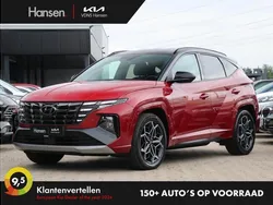 Rood, metallic lak Gebruikt 2021 Hyundai Tucson N Line SUV | € 31.945 (Eerlijke prijs)